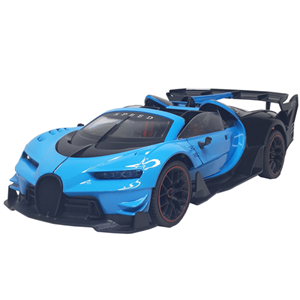 ماشین کنترلی بوگاتی آبی 1:12 Bugatti Style Blue RC Car-اسباب بازی